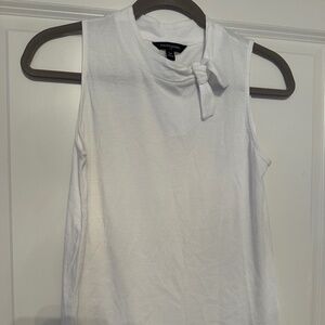 NWT Banana republic white sleeveless top